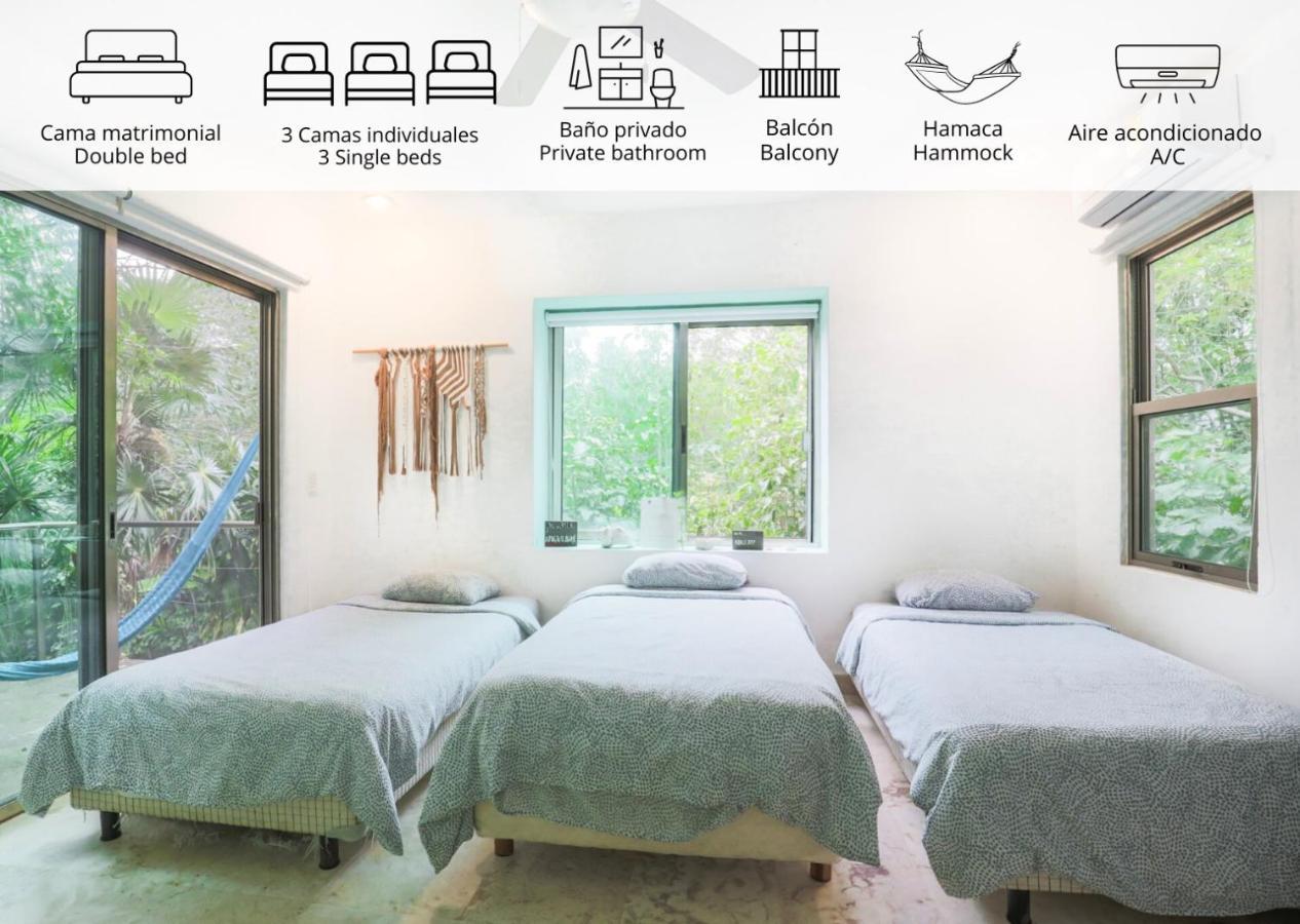 קנקון Guest House La Aldea Holistic Experience מראה חיצוני תמונה